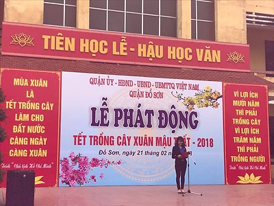 Tết trồng cây Xuân Mậu Tuất 2018