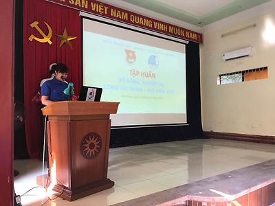 Tập huấn kỹ năng nghiệp vụ công tác Đoàn - Hội năm 2019