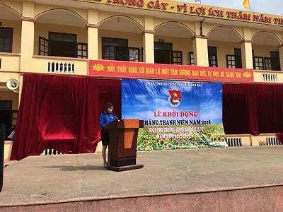 Huyện Cát Hải tổ chức Lễ khởi động Tháng Thanh niên năm 2018.