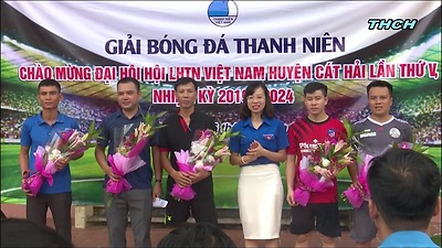 Giải bóng đá thanh niên chào mừng Đại hội Hội LHTN Việt Nam huyện Cát Hải lần thứ V, nhiệm kỳ 2019 - 2024.