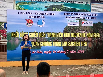 KHỞI ĐỘNG CHIẾN DỊCH THANH NIÊN TÌNH NGUYỆN HÈ 2020, RA QUÂN LÀM SẠCH BIỂN