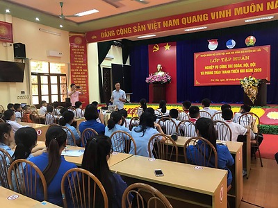 TẬP HUẤN CÔNG TÁC ĐỘI VÀ PHONG TRÀO THIẾU NHI NĂM 2020