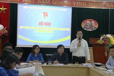 Đoàn Thanh niên Khối Doanh nghiệp thành phố tổ chức Hội nghị ý kiến vào dự thảo Văn kiện Đại hội Đảng bộ thành phố lần thứ XVI, dự thảo văn kiện Đại hội lần thứ XIII của Đảng