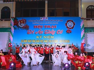 THPT Lê Hồng Phong: Hội trại Tri ân thầy cô