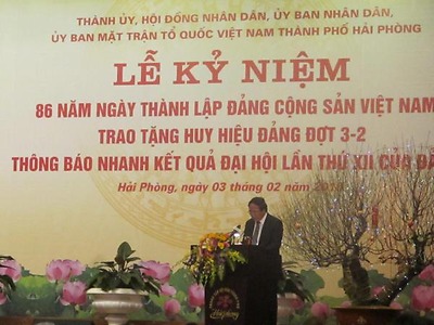 Lễ kỷ niệm 86 năm Ngày thành lập Đảng Cộng sản Việt Nam (03/02/1930 - 03/02/2016)