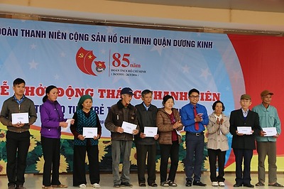 Quận đoàn Dương Kinh: Khởi động Tháng Thanh niên năm 2016.