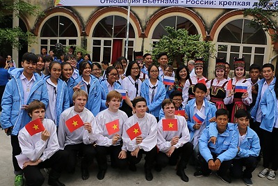 Đoàn đại biểu thanh thiếu niên Liên bang Nga giao lưu hữu nghị tại Hải Phòng