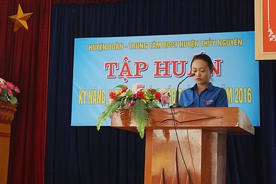 Huyện đoàn Thủy Nguyên: Tập huấn kỹ năng, nghiệp vụ công tác Đoàn, Hội năm 2016