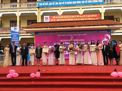 Thủy Nguyên: Chung kết Cuộc thi Nữ sinh tài năng, thanh lịch năm học 2016 - 2017