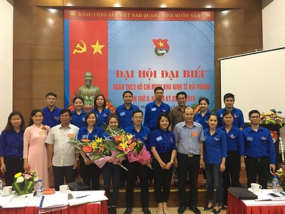  Đại hội đại biểu Đoàn TNCS Hồ Chí Minh Khu Kinh tế Hải Phòng lần thứ II, nhiệm kỳ 2017 - 2019.