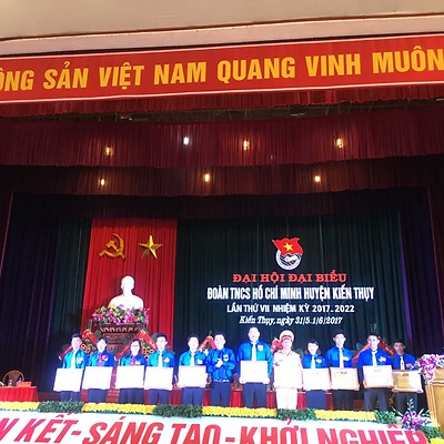 Đại hội đại biểu Đoàn TNCS Hồ Chí Minh huyện Kiến Thụy lần thứ VII, nhiệm kỳ 2017 - 2022