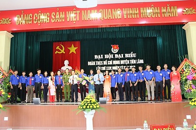 Đại hội đại biểu Đoàn TNCS Hồ Chí Minh huyện Tiên Lãng lần thứ XXIV, nhiệm kỳ 2017 - 2022