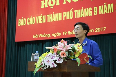 Hội nghị báo cáo viên thành phố tháng 9/2017