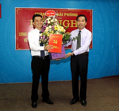 Đồng chí Trần Quang Tường giữ chức vụ Bí thư Huyện ủy Bạch Long Vỹ