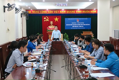 Hội nghị Giao ban công tác Đoàn và phong trào thanh thiếu nhi khối Quận quý I năm 2018