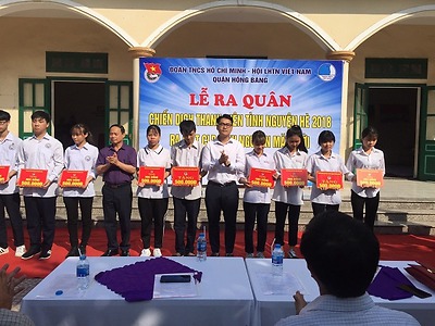 Hồng Bàng: Lễ ra quân Chiến dịch Thanh niên tình nguyện hè năm 2018