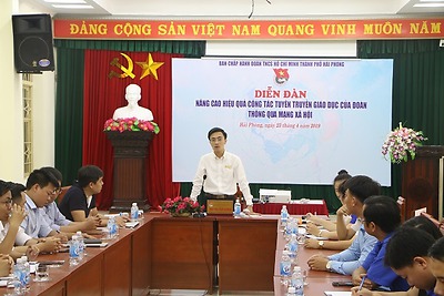 Diễn đàn nâng cao hiệu quả công tác tuyên truyền giáo dục của Đoàn thông qua mạng xã hội 