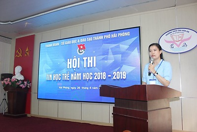 103 thí sinh tham gia Hội thi Tin học trẻ thành phố năm học 2018 - 2019