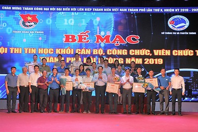 174 thí sinh tham gia Hội thi Tin học khối cán bộ, công chức, viên chức trẻ  thành phố Hải Phòng năm 2019