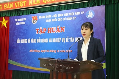 Hội nghị Cung cấp thông tin về ASEAN; Tập huấn bồi dưỡng kỹ năng đối ngoại và nghiệp vụ lễ tân ngoại giao