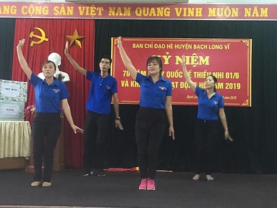 Huyện đoàn Bạch Long Vĩ: Khai mạc hoạt động hè, Chiến dịch thanh niên tình nguyện, kỷ niệm 70 năm ngày quốc tế Thiếu nhi và triển khai tháng hành động vì trẻ em