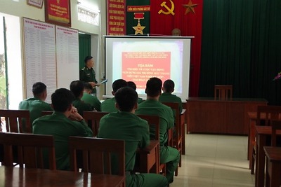 Đồn Biên phòng Vinh Quang: Tổ chức Tọa đàm Xây dựng giá trị hình mẫu thanh niên thời kỳ mới gian đoạn 2018-2022