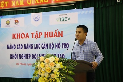 KHAI MẠC KHÓA TẬP HUẤN NÂNG CAO KỸ NĂNG CÁN BỘ HỖ TRỢ KHỞI NGHIỆP TẠI HẢI PHÒNG