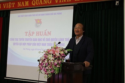 Hội nghị công tác tuyên truyền giáo dục về chủ quyền lãnh thổ quyền lợi hợp pháp của Việt Nam trên biển Đông