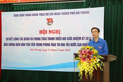 Hội nghị Sơ kết công tác Đoàn và phong trào thanh thiếu nhi giữa nhiệm kỳ 2017-2022; Biểu dương điển hình tiên tiến trong phong trào thi đua yêu nước giai đoạn 2015-2020