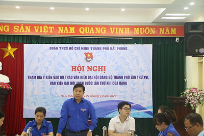 Hội nghị tham gia ý kiến tham gia vào dự thảo Văn kiện Đại hội XIII của Đảng, Đại hội XVI của Đảng bộ thành phố