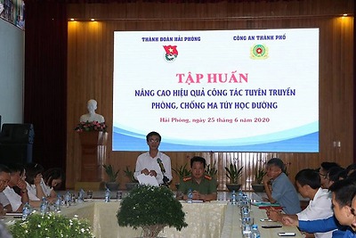 Tập huấn nâng cao hiệu quả công tác tuyên truyền phòng, chống ma túy học đường cho đội ngũ cán bộ đoàn chủ chốt các cấp