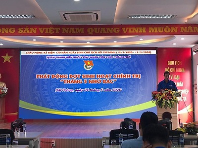 Đoàn Thanh niên khối Công nhân viên chức thành phố tổ chức phát động đợt sinh hoạt chính trị 