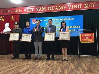 Quận Đoàn Hồng Bàng: Tổ chức Hội nghị Tổng kết công tác Đoàn và phong trào thanh thiếu nhi năm 2015