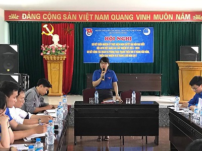 BTV Đoàn – Uỷ ban Hội LHTN Việt Nam quận tổ chức Hội nghị “Sơ kết giữa nhiệm kỳ thực hiện Nghị quyết Đại hội Đại biểu Hội LHTN Việt Nam các cấp nhiệm kỳ 2014 – 2019, Sơ kết công tác Đoàn và phong trào thanh thiếu nhi 6 tháng đầu năm, triển khai nhiệm