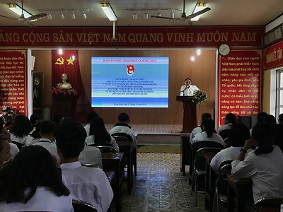 Hội nghị học tập, quán triệt Nghị quyết của Ban Chấp hành Trung ương Đảng khóa XII, các Kết luận của Ban Chấp hành, Ban Thường vụ Trung ương Đoàn khóa XI, Ban Chấp hành Thành Đoàn khóa XIII; bồi dưỡng 6 bài học lý luận chính trị cho cán bộ Đoàn