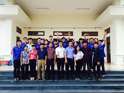 Huyện Đoàn Kiến Thụy tổ chức đón sinh viên tình nguyện năm 2016