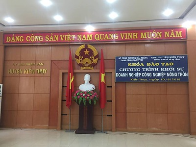 Tập huấn khởi sự doanh nghiệp công nghiệp nông thôn 2018