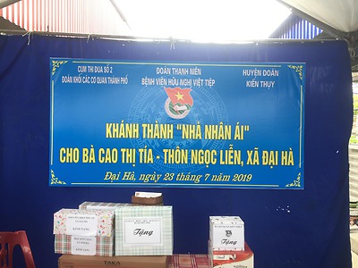 Khánh thành nhà nhân ái