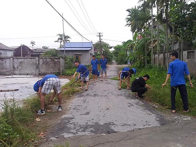 Đoàn xã Đông Phương: Duy trì tuyến đường thanh niên tự quản