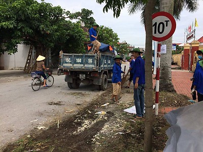 Đoàn xã Tú Sơn: Duy trì tuyến đường thanh niên tự quản