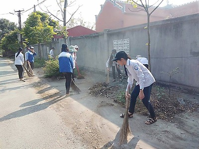 Đoàn xã Đại Đồng: Duy trì tuyến đường thanh niên tự quản