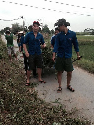 Đoàn xã Kiến Quốc: Duy trì tuyến đường thanh niên tự quản