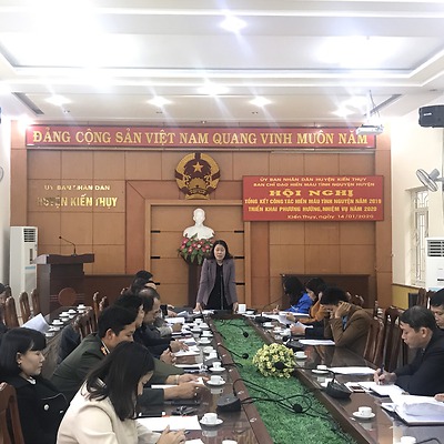 Hội nghị tổng kết công tác hiến máu tình nguyện năm 2019, triển khai phương hướng nhiệm vụ năm 2020