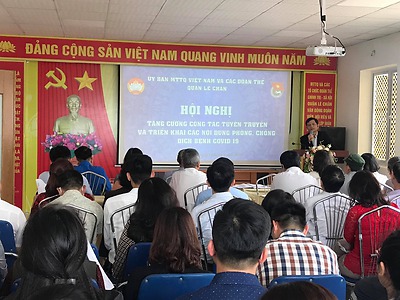 Hội nghị Tăng cường công tác tuyên truyền và triển khai các nội dung phòng, chống dịch bệnh Covid 19