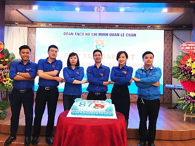 Tiếp xúc gặp mặt kỉ niệm 87 năm thành lập Đoàn TNCS Hồ Chí Minh Quận Lê Chân