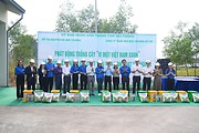 Đoàn TN Công ty TNHH MTV Môi trường Đô thị Hải Phòng đã phối hợp tổ chức Chương trình phát động trồng cây 