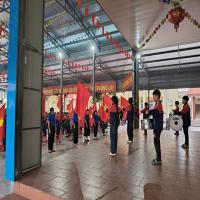 Tuổi trẻ xã An Thành đồng loạt tổ chức Lễ Chào cờ chào mừng Đại hội Đảng toàn quốc lần thứ XIV