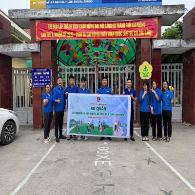 ĐẠI SƠN: RA QUÂN XÂY DỰNG ĐÔ THỊ VĂN MINH VÀ MÔ HÌNH ĐIỂM XANH THANH NIÊN