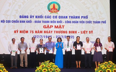 Công trình thanh niên “Tuổi trẻ Khối các cơ quan thành phố tri ân các các Mẹ Việt Nam anh hùng, người có công với cách mạng nhân kỷ niệm 75 năm Ngày Thương binh - Liệt sĩ”