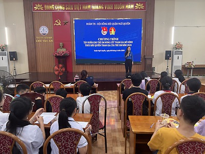 Chương trình tập huấn cho trẻ em nòng cốt tham gia mô hình thúc đẩy quyền tham gia của trẻ em năm 2024